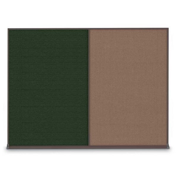 Double Door Radius Plus Corkboard, 60